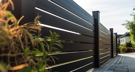 Welcher Zaun passt zu einem modernen Haus?
