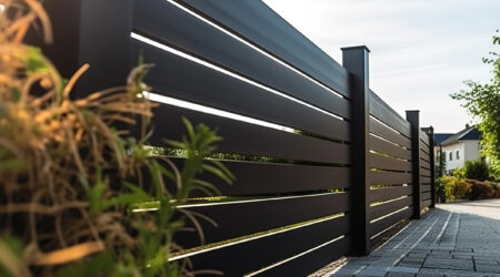 Welcher Zaun passt zu einem modernen Haus?