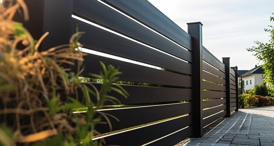 Welcher Zaun passt zu einem modernen Haus?